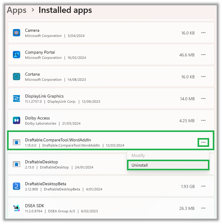 How to manually re-install the Draftable MS Word Add-in – Draftable