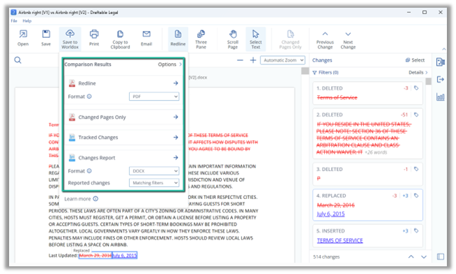 Running comparisons with files from Worldox and saving outputs to ...
